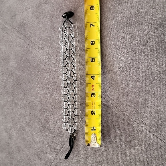 Clear Quartz Bead Bracelet - Picture 2 of 4